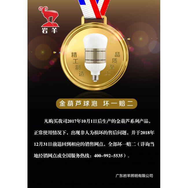 金葫蘆系列 用壞包賠 壞一賠二！